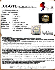 3.49 Ratti Natural Ceylonese Pukhraj Stone with Govt Lab Certificate-(6771)
